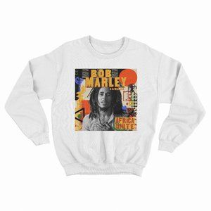Bob Marley Africa Unite White Sweater